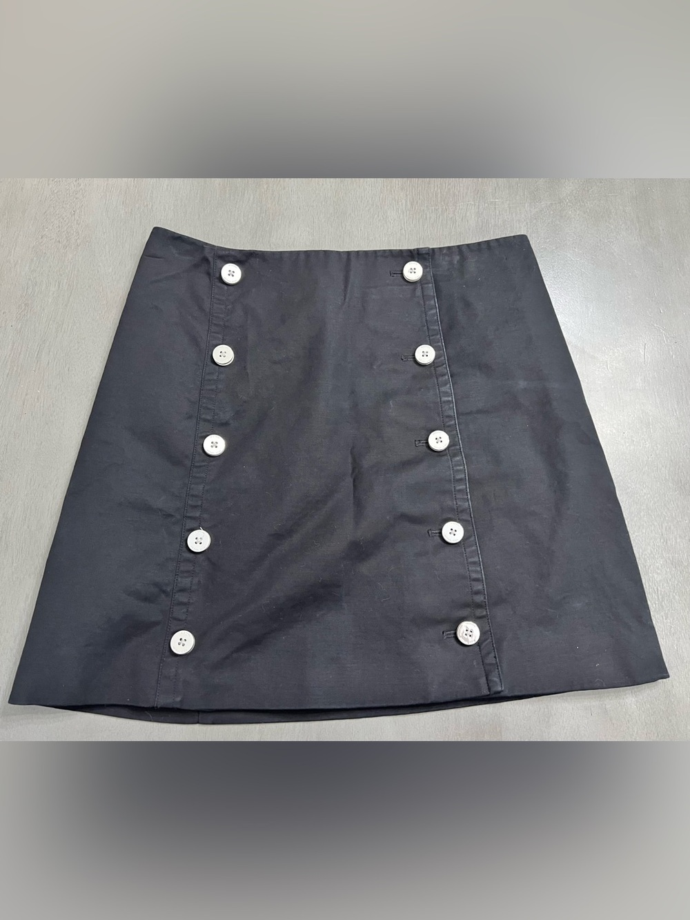 Micheal Kors black button detail skirt
